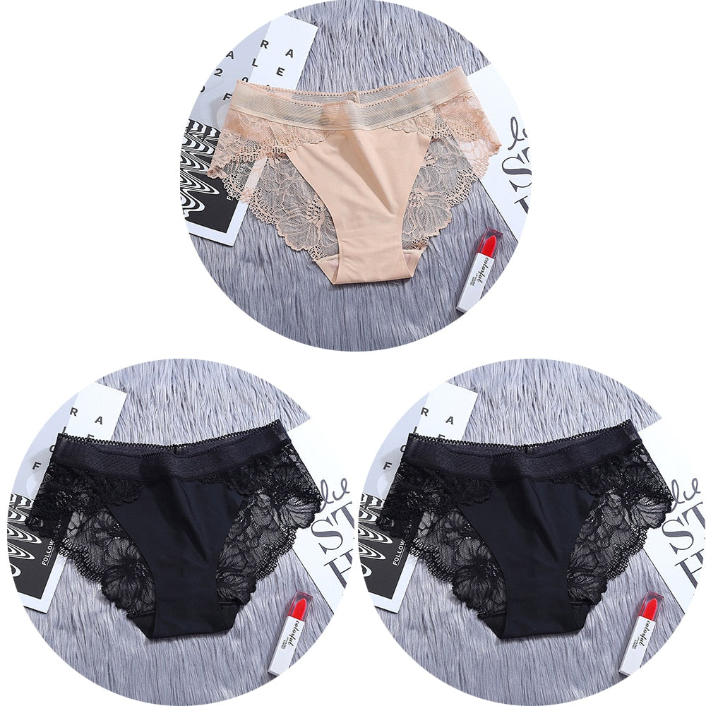 Lot de Culotte nylon et dentelle